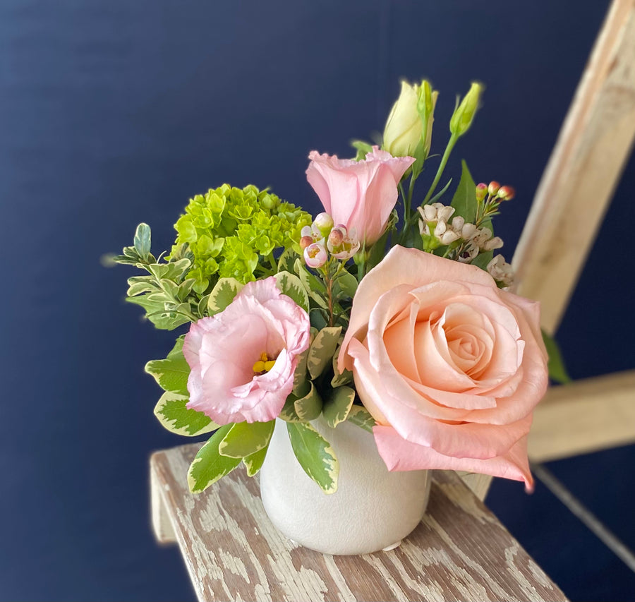 Soft garden vase arrangement - extra small $40