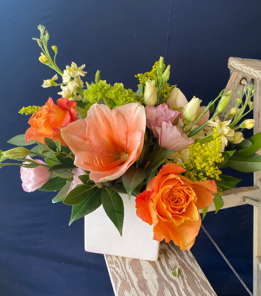 Bright and colorful vase arrangement - Large $150