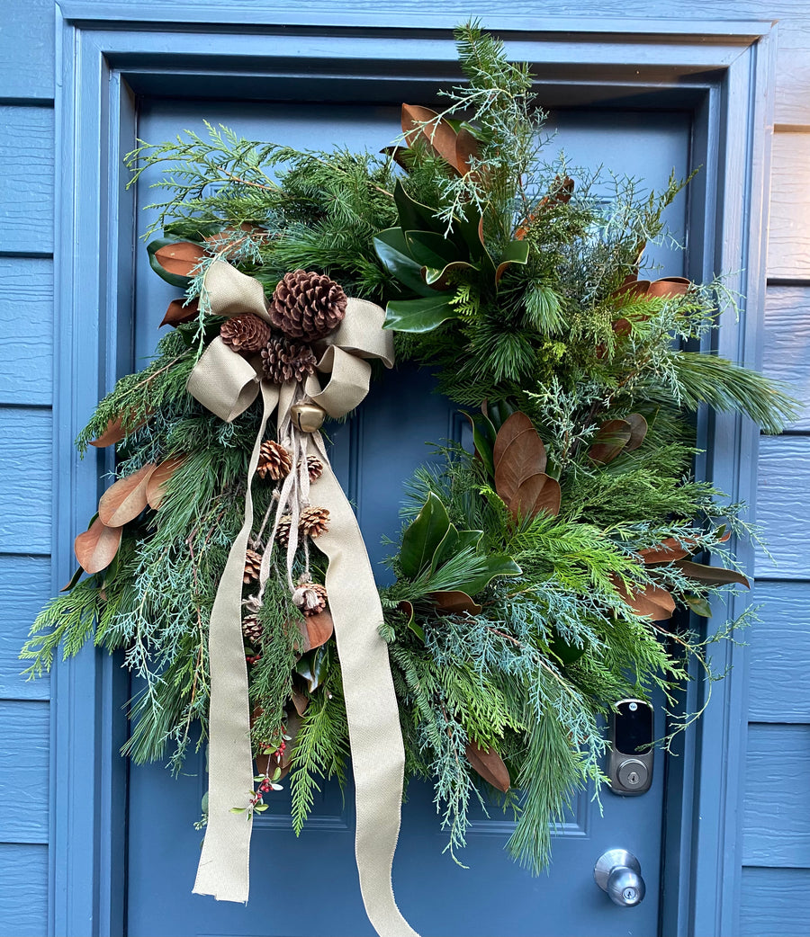 NOVEMBER 26 Winter Wreath Workshop - Lush Woodland Wreath