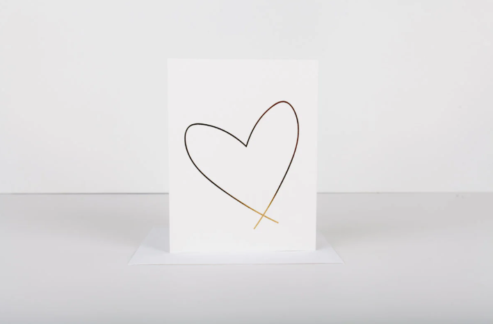 Lewiston Gold Heart Card