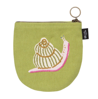 Gardenland Halfmoon Pouch (green snail)