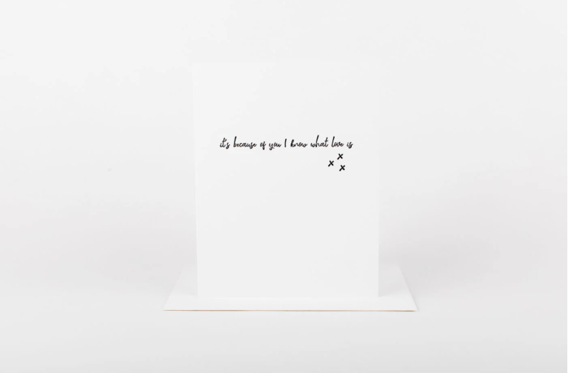 It's Because of You