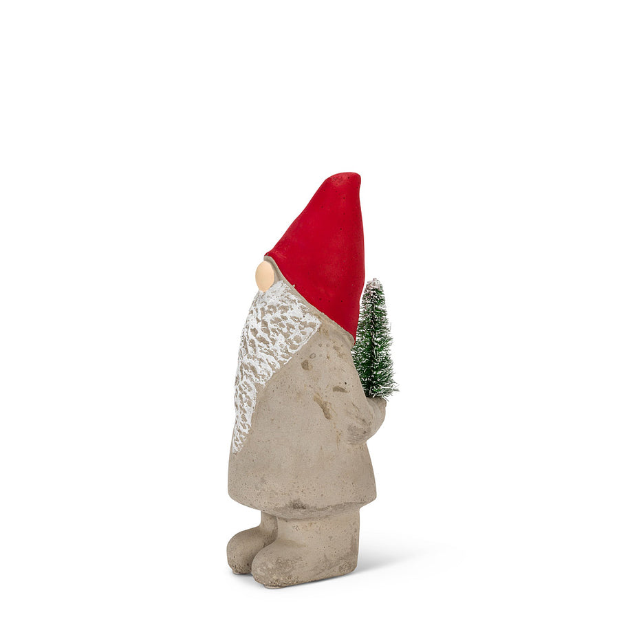 Gnome with Tree in Back- Small