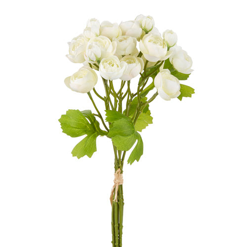 White Artificial Ranunculus Bundle- 12.5