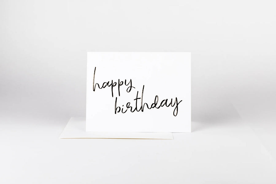 “Happy Birthday” landscape card