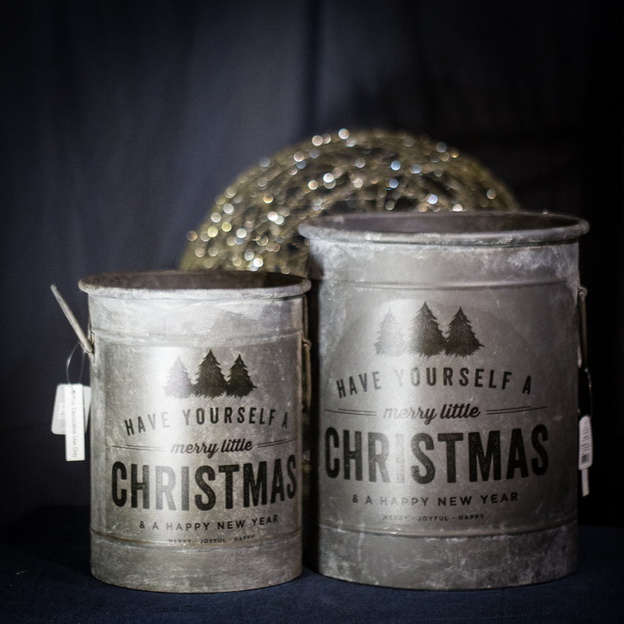 “Merry Little Christmas” medium container