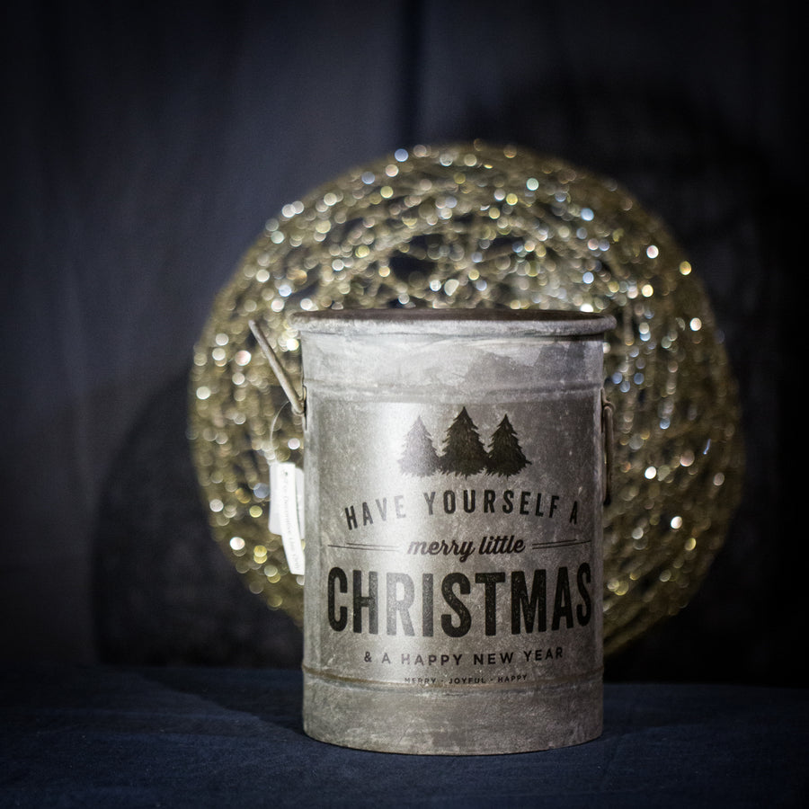 “Merry Little Christmas” medium container