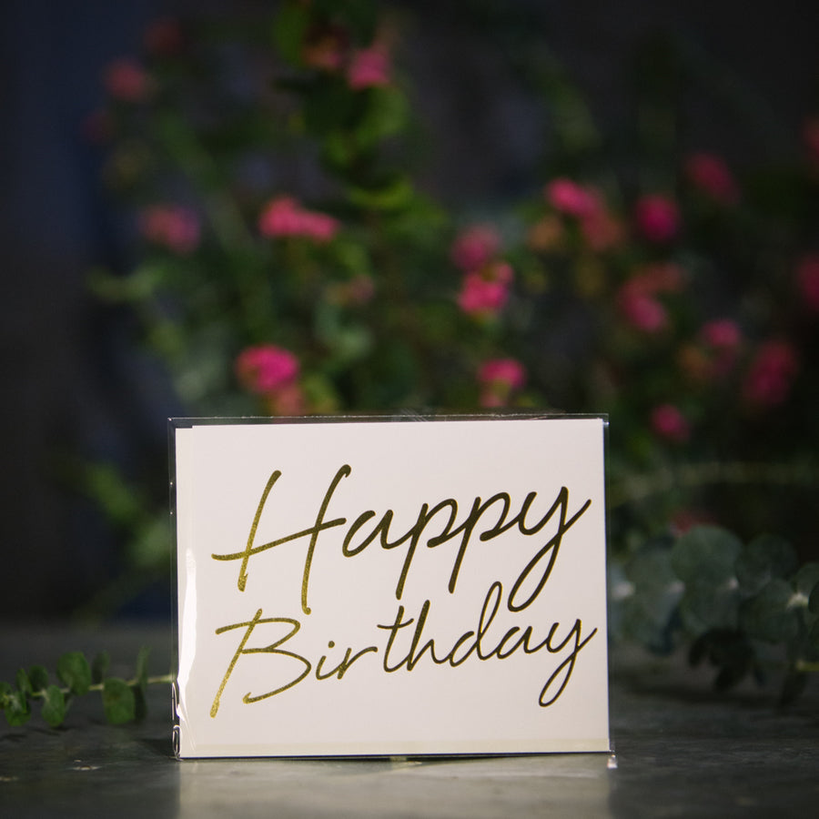 Big “Happy Birthday” card