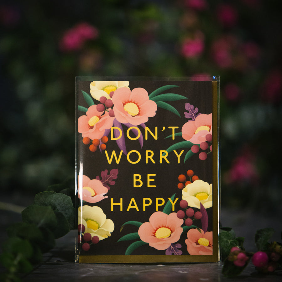 “Don’t Worry Be Happy” Card