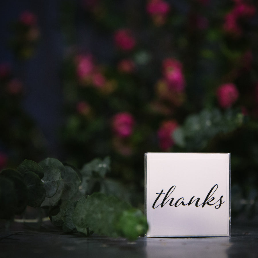“Thanks” Small Card