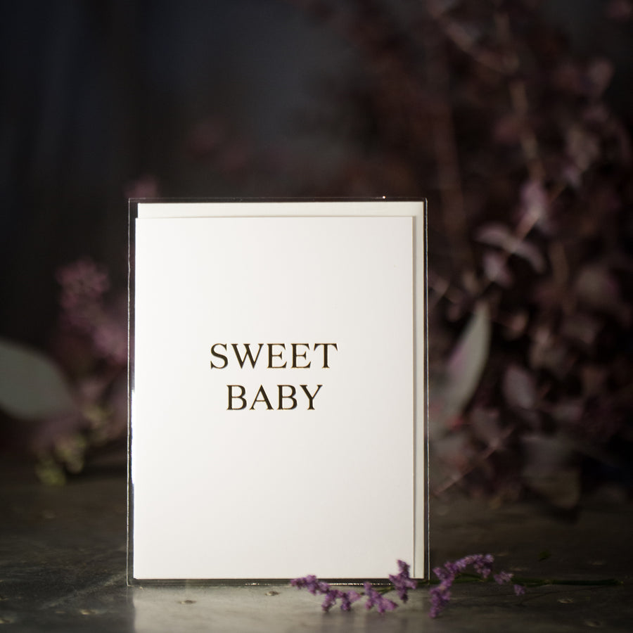 “Sweet Baby” card