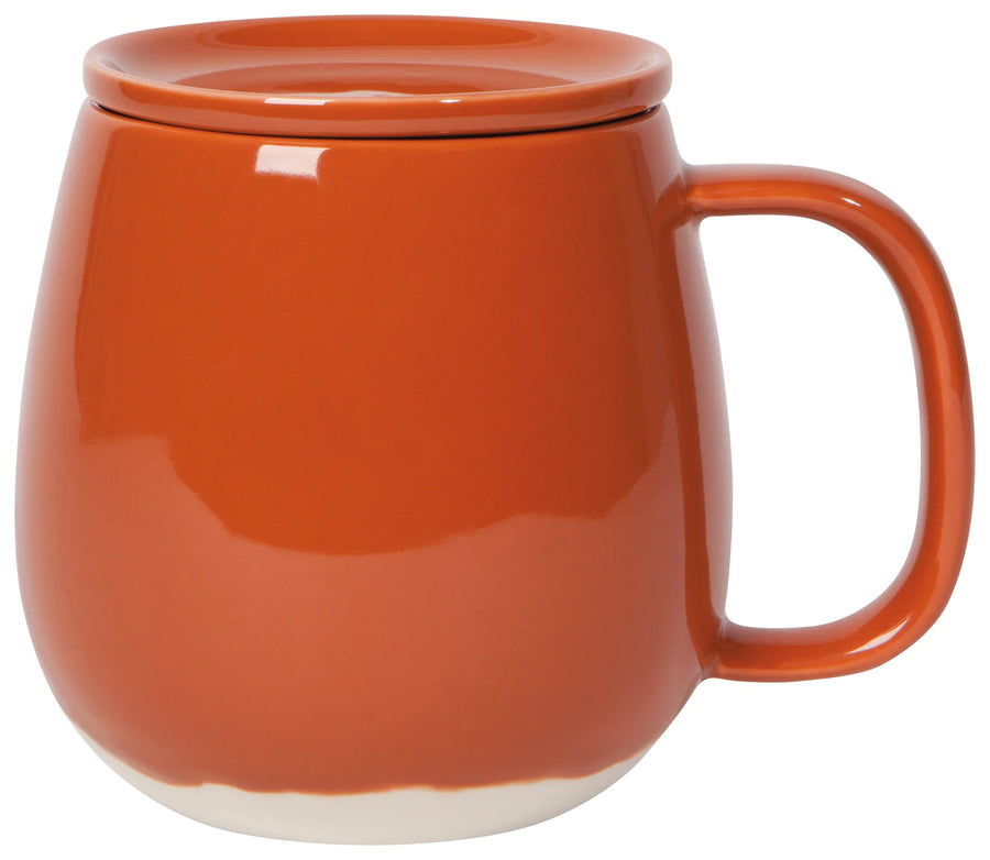 Heirloom Tint Mug with Lid- Terracotta