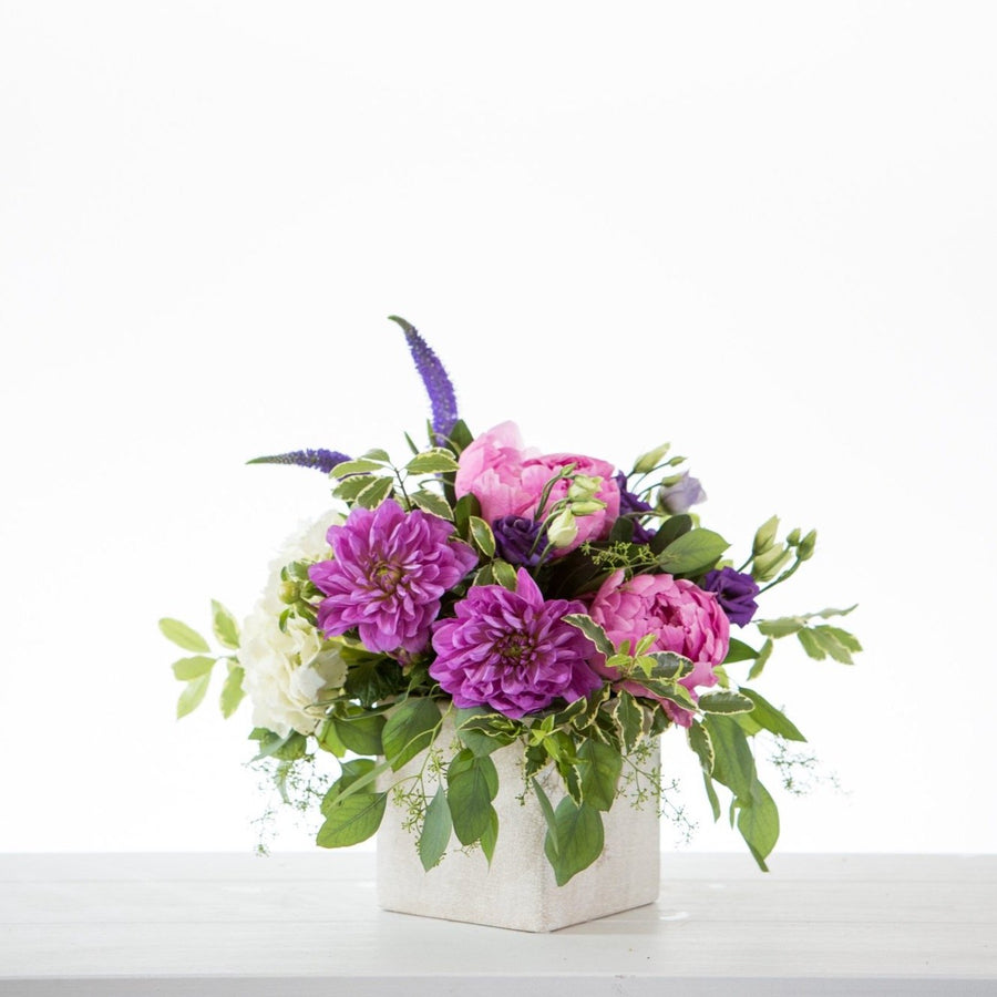 Floral Subscription Bright and colorful vase arrangement - medium $75