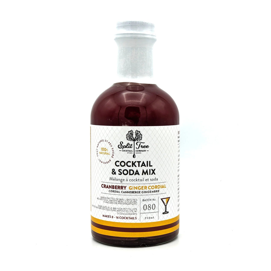 Split Tree Cocktail Co. Cranberry Ginger Cordial