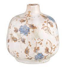 Blue Flower Decorative Bud Vase