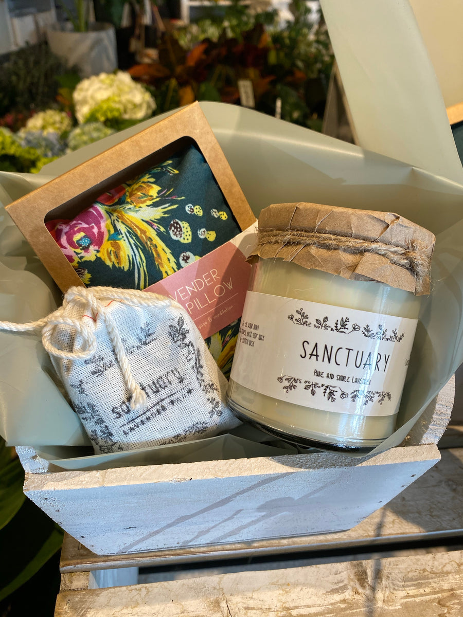 Lavender gift basket – Fleurish Flower Shop