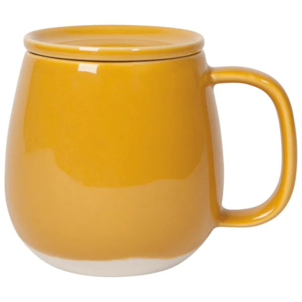 Heirloom Tint Mug with Lid- Ochre