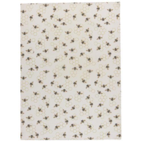 XL Beeswax Reusable Wrap- Bees Pattern