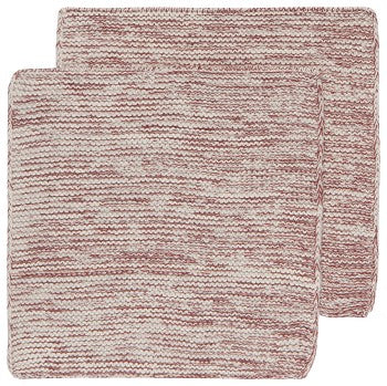 Heirloom knit dishcloths- wine