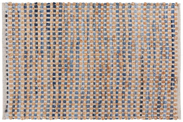 Chindi Recycled Cotton Rug Grid