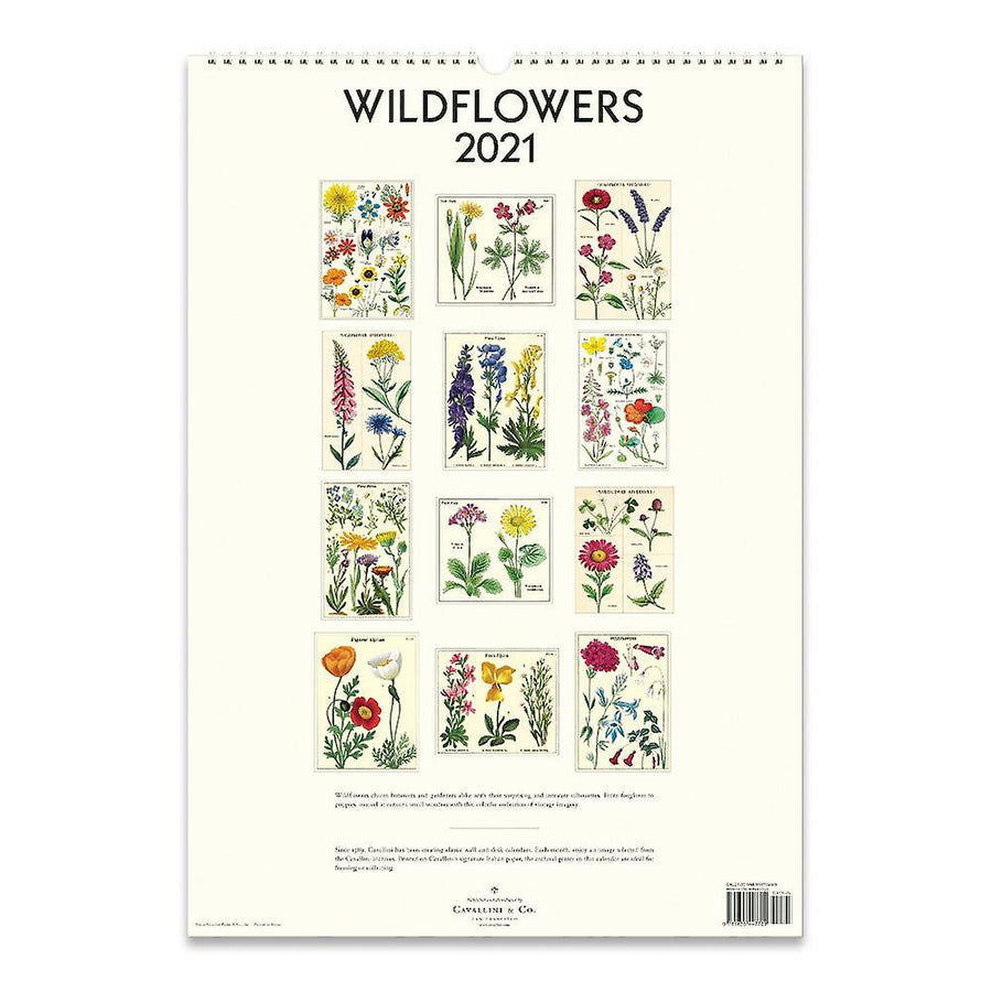 Wildflowers Wall Calender